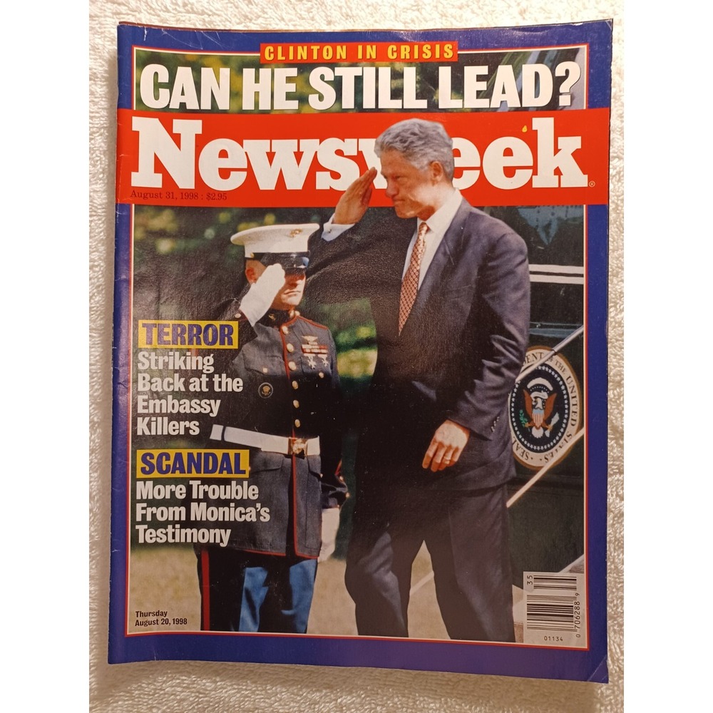Newsweek Aug 1998 , Bill Clinton
